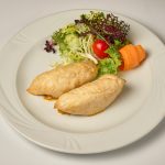 Уж венеція kruchenyky z pecheryczyamy i syrom Куряче філе фаршироване міксом горішків 150/50
